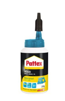 Lepidlo, vodeodolné, 250 g, HENKEL "PATTEX Wood Super 3"