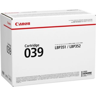 CRG-039 laserový toner i-SENSYS k tlačiarňam LBP351x, LBP352x, CANON, čierna, 11k