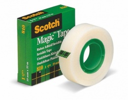 Lepiaca páska, 19 mm x 33 m, 3M SCOTCH "Magic Tape 810"