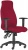 Manažérska stolička, čalúnená, čierny podstavec, vysoká chrbtová opierka, "HUFO", bordová